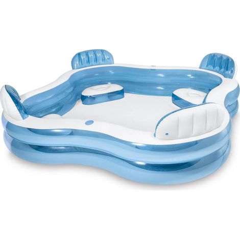 Piscine Carrée Sièges 229 x 229 cm - Intex