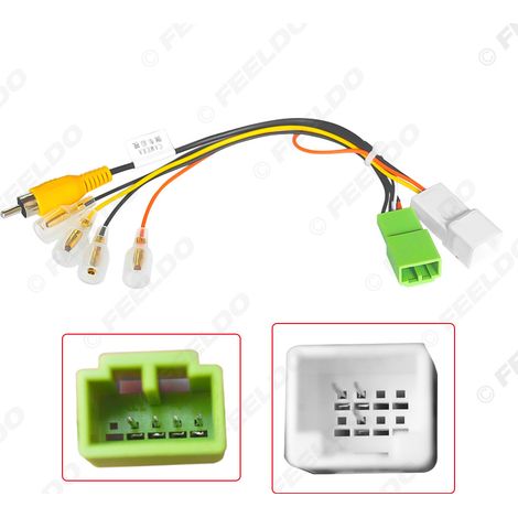 Applicable au câble de conversion de caméra de recul, à la ligne de recul et à l'adaptateur de caméra pour Isuzu D-Max 2012-2020.
