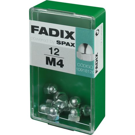 Caja s 12 unid. tuerca ciega cinc m 4 fadix (1/2)