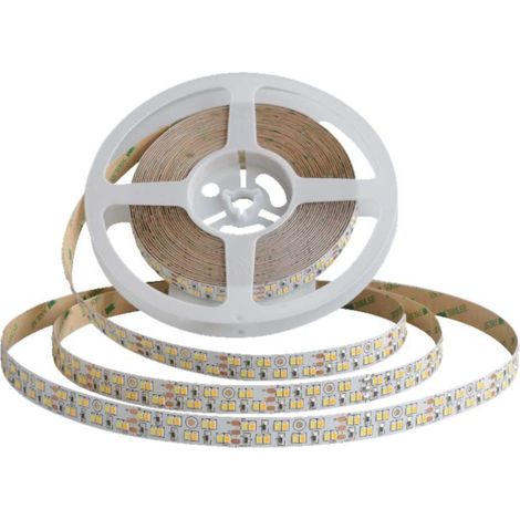 Tira LED V-TAC SMD2835 240 LED/m 21 W/m Doble PCB 5 m 24 V 3 en 1 IP20 15 mm