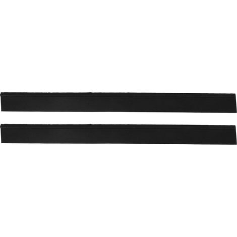 Lot de 2 Recharges Caoutchouc Noir pour Raclette à Vitre, Flexible et Haute Durabilité, pour Nettoyage des Fenêtres (1/5)