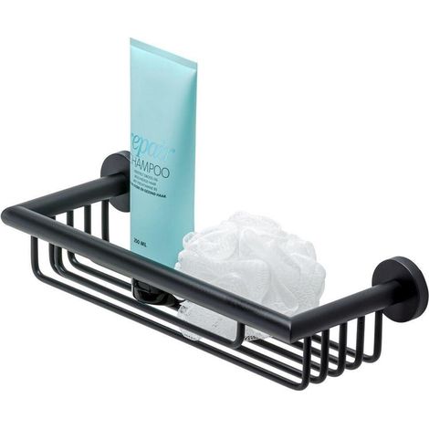 Geesa Nemox Panier de douche 34,9cm Noir