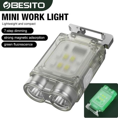 Lampe porte-clés, multifonctionnelle, mini lampe de travail magnétique portable, adaptée au camping et aux activités de plein air (1/5)