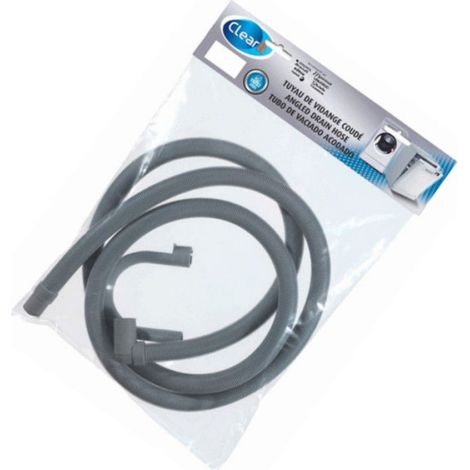 Tuyau De Vidange Coudé - 2 M - Pour Machine À Laver Et Sèche-Linge - 1 Pièce