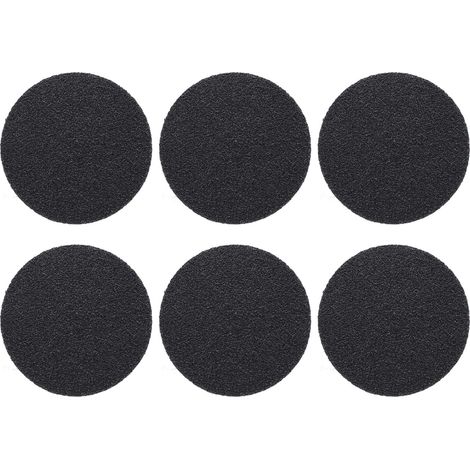 60 Pièces Disques de Papier de Verre Remplaçables, Disques de Papier de Verre Jetables Remplacement de Tampon de Papier de Verre pour Lime à Pied électrique diamètre 44 mm (1/5)