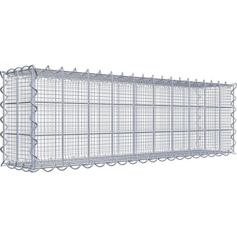Gabiondeco - Gabion à mailles très fines pour gravillon 100 cm x 30 cm x 20 cm (L x H x P). maille 10 x 10 cm. spirale - Made in Germany (1/3)