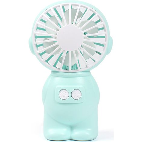 Ventilateur Portable - Ventilateur De Bureau Mini - Forme Chien - Moteur Sans Balais - 3 Vitesses - Rechargeable USB - Pour Voyage Bureau Extérieur - 1 Pièce (1/5)