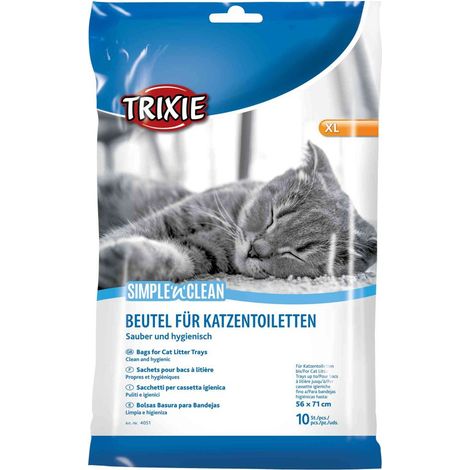 TRIXIE LOT DE 10 SACS POUR BAC DE LITIÈRE TAILLE XL 56 X 71 CM ZOO 4051 (1/3)