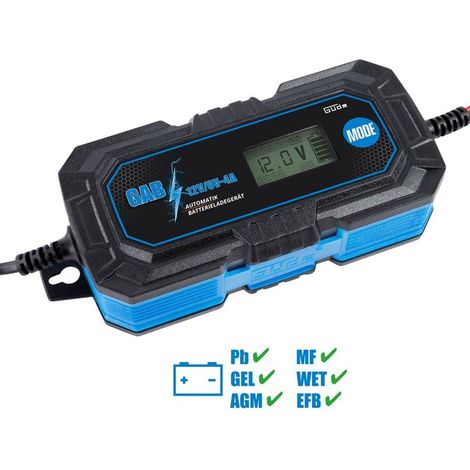 Caricabatterie automatico GÜDE GAB 12V/6V-4A 85145 (1/4)