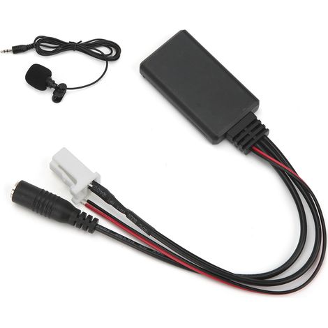 Adaptateur Bluetooth Audio AUX avec Microphone Mains Libres pour Voiture Suzuki Swift, Vitara, Jimny, Kit Main Libre Auto (1/5)