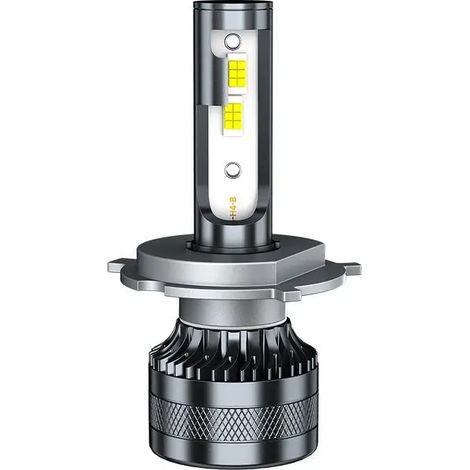 Ampoule LED pour voiture R10-H4, haute puissance 30 W, 4 600 lumens, 3 570 LED, prête à l'emploi, feux de croisement/feux de route, lot de 4 (1/5)