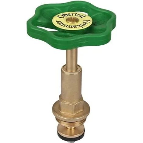 JS Vitone a camera di grasso per valvola a flusso totale, DIN 3502, con albero crescente, DN20, 3/4'', con guarnizione EPDM, 0018162000001