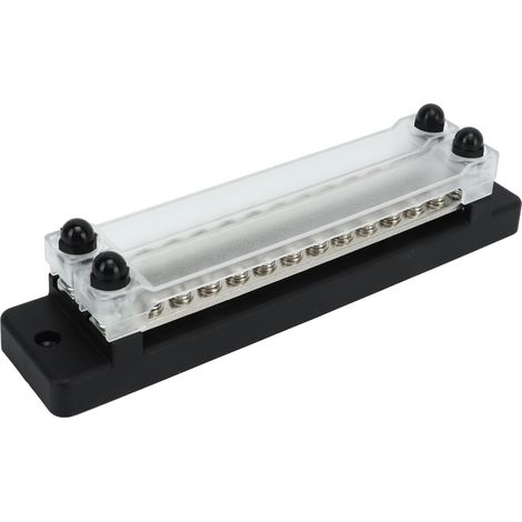 Répartiteur d'alimentation 12-48 V CC, 28 positions, pour installation électrique auto, van, camping-car, bateau, yacht et utilitaire. (1/5)