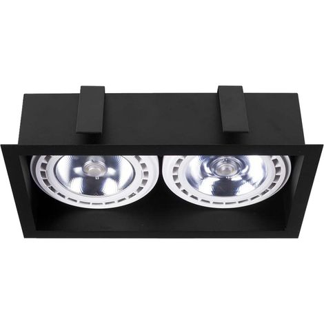 Spot encastré double Nowodvorski Downlight noir 9416 (1/2)