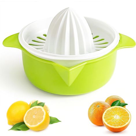 Exprimidor de cítricos, exprimidor de limones, exprimidor de naranjas, exprimidor manual de frutas con boquilla, 250 ml