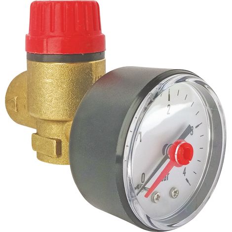 Bloc soupape mano pour installation de chauffage en circuit fermé DIY