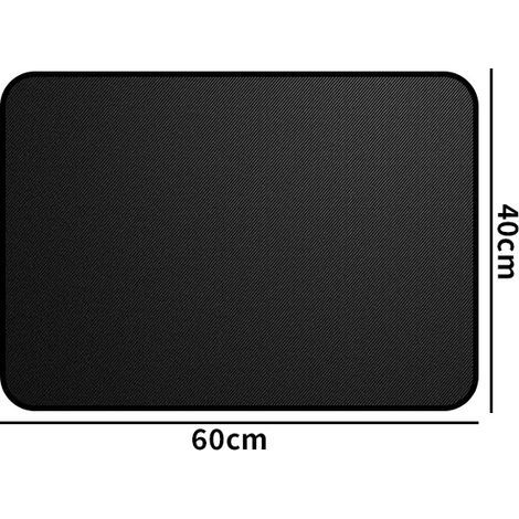 Tapis de protection ignifuge 60x40 cm – Résistant à la chaleur jusqu'à 1800°F – Pour barbecue, cheminée, sols – Facile à nettoyer (1/5)