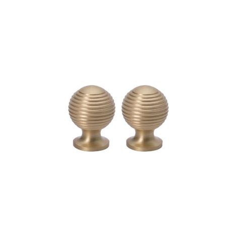 2 boutons de meubles, boutons de tiroir, boutons de placard en laiton massif, poignées de meubles couleur or pour meubles de cuisine, C - Crezuo (1/4)