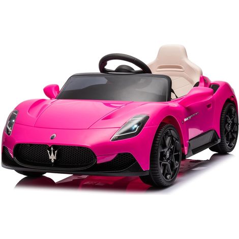 Macchina Elettrica per Bambini Licenza Ufficiale Maserati 10,8V 5Ah Rosa