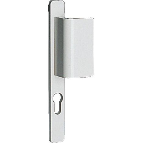 Plaques palières étroites en aluminium finition blanc clé I la paire - VACHETTE