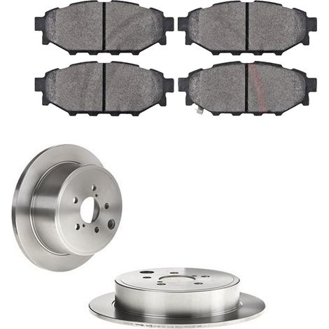 KIT FRENI POSTERIORI compatibile con SUBARU OUTBACK (BR) - DISCHI + PASTIGLIE OEM: P 78 020 / 18156 , 16632 /SOSTITUZIONE DIRETTA/BASSA POLVERE/SILENZIOSO