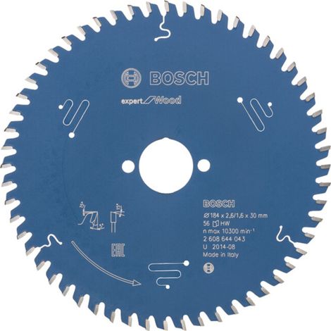 Lame de scie circulaire Bosch Expert Wood 2608644043 184x2,6x30 56Z