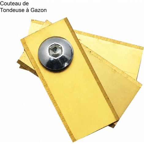 Lot de 30 lames en acier inoxydable argentées pour robot tondeuse Miimo argent 9 × 7 × 2 cm 177 g – Livraison gratuite (1/5)