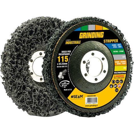 DISCO PULITURA IN NYLON MULTIMATERIALI 'GRINDING LINEA INDUSTRIALE' ø 115- 10 pezzi  - GRINDING