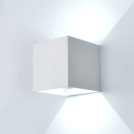 Applique 12 Watt Da Parete Esterno Faretto Led Luce Bianca 6500k Es46bf (1/3)