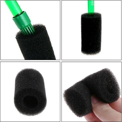Manchon Protection Mousse pour Filtre – Aquarium Crevettes Crystal et Bacs Élevage (1/5)