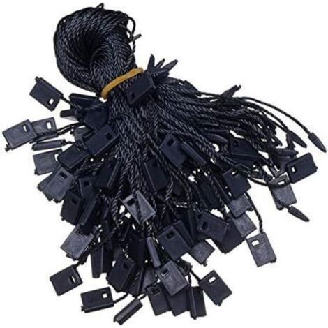 - Lot de 1000 attaches en nylon pour étiquettes, vêtements, bagages, bijoux - 17,8 cm (1/3)
