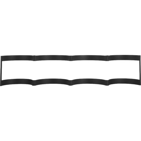 Étagère Porte-Papier Toilette Mural en Fer Noir Porte-Rouleaux Décoratif Nuage Ondulé pour 4 Rouleaux Support Rangement Salle de Bain Gain de Place Présentoir Fonctionnel et (1/5)