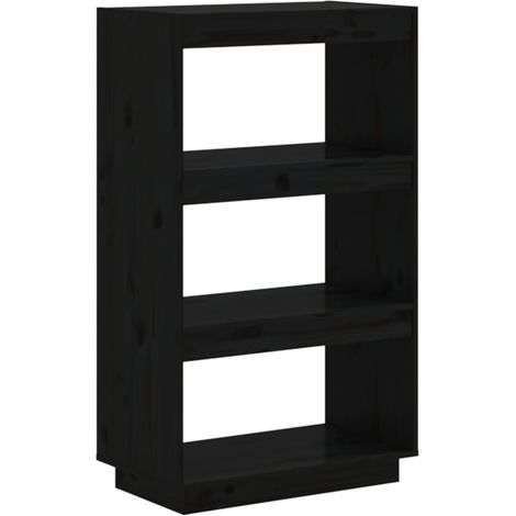 Maison Exclusive - Bücherregal/Raumteiler Schwarz 60x35x103 cm Ma