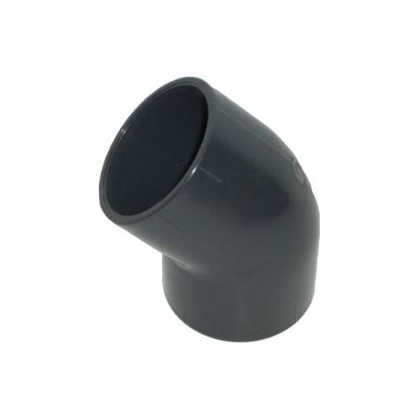 Coude angle 45° Pvc pression diam. 63