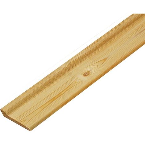 20 pezzi BATTISCOPA Pino Lucidati Naturale con Piede mm 14 x 70 x 2700