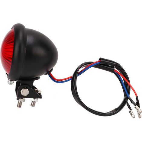 Feu arrière rond rétro à LED pour moto, feu stop et feu de position universel pour moto 12V (1/5)