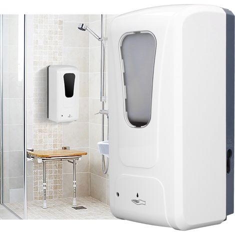 Induktionsseifenspender mit Sprühsterilisator, automatischer Infrarot-Seifenspender, Wandseifenspender, Lieferung ohne Batterie. (1/5)