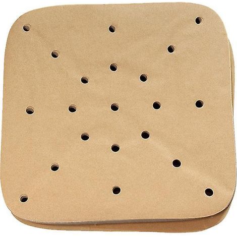 200 Papier Sulfuris Air Fryerperfor Papier Cuisson Air Fryerjetable Antiadhsive Sans Huile Papier Parchemin Accessoires Pour Friteuse Cuiseur Vap (1/5)
