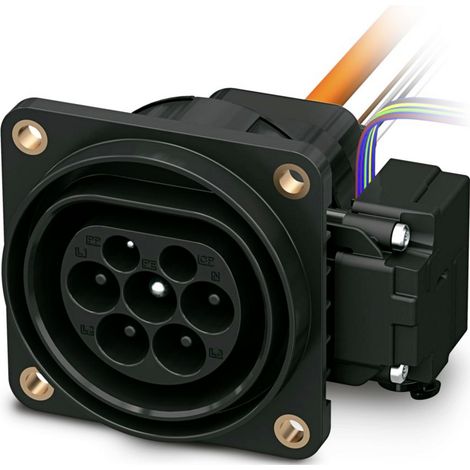 Phoenix Contact 1271830 eMobility Ladesteckdose Typ 2 32 A 1phasig