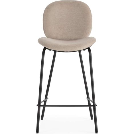 Pack de 2 taburetes modelo Coro acabado beige, 94cm(alto) 43cm(ancho) 54cm (largo) (1/4)