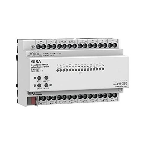 Gira Attuatore commut./tapparelle 16f/8f 16 A Std OneKNX REG [502800], 5028 00