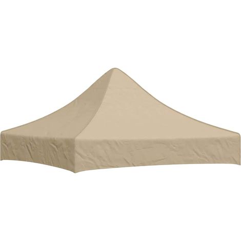 Partyzelt-Dach 2x2 m Beige 270 g/m²