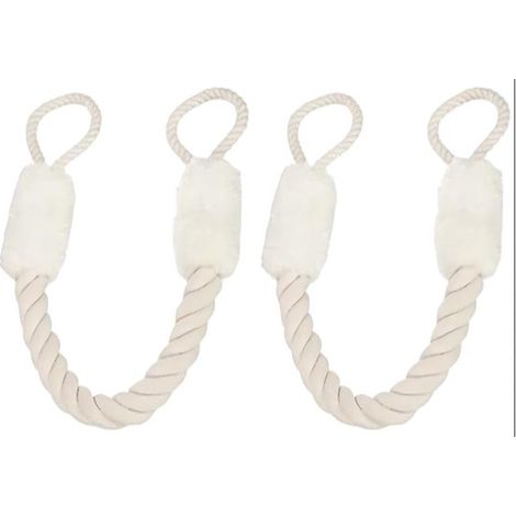 Confezione da 2 fermaporta,Protezione per animali domestici,Morbido e lavabile,Protezione per le dita dei bambini,Lunghezza 60 cm,Marrone (1/5)