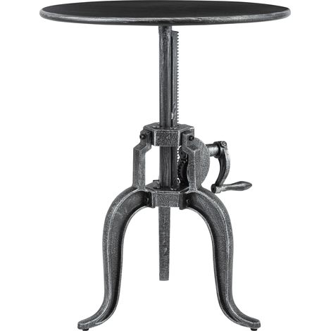 Beistelltisch Marcos 50 cm antik silber