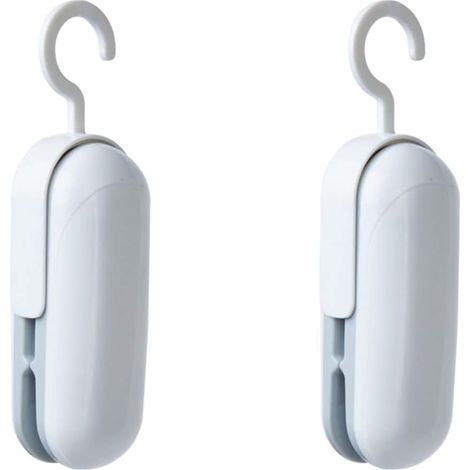 Scelleuse de sacs 2 en 1, thermosoudeuse et coupe-sacs pour conservation des aliments, tête chauffante silicone, portable, manuelle sous vide pour sacs PP/PE/PVC (1/4)