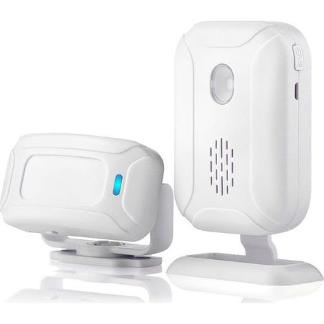 Timbre recargable para tiendas con detector de movimiento infrarrojo y múltiples tonos de llamada. (1/5)