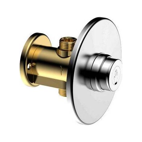 ROBINET À MINUTERIE TIME POUR DOUCHE ENCASTRÉE Dimensions : Chrome