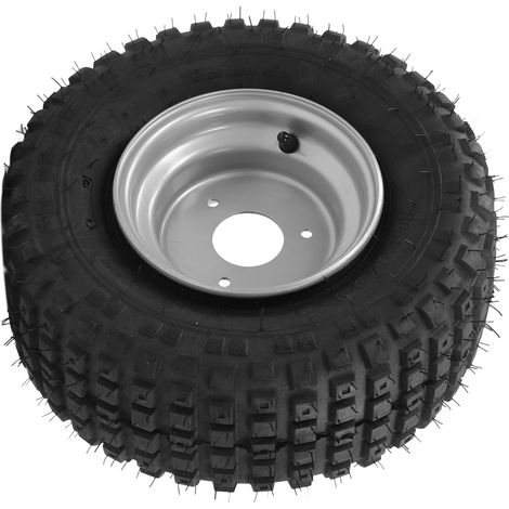 Pneu 16x8-7 avec moyeu anti-vibrations et anti-bruit, universel, en caoutchouc antidérapant, pour VTT, UTV et tondeuse à gazon (1/5)