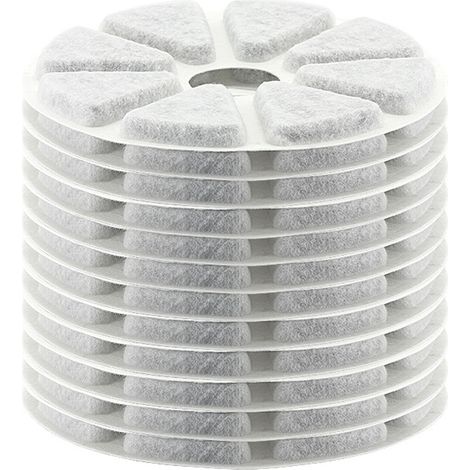 Filtre Charbon Actif - Fontaine À Eau Pour Chat - Triple Filtration - Compatible PAW3210/02 - 12 Pièces (1/5)