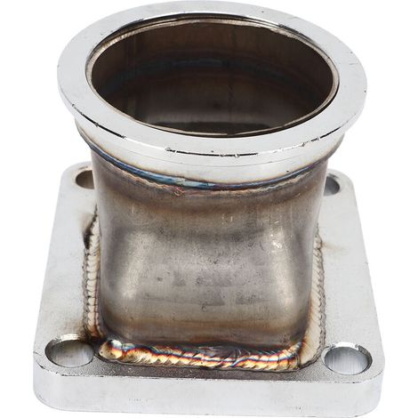 Jeffergarden 2.5in V Band Bride Adaptateur Acier Inoxydable Antirouille Longue Durée Universel pour T4 Turbo-DOU